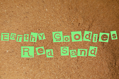 Earthy Goodies Red Edible Sand.